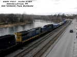 CSX 7551   C40-8   HLCX 7187   SD40-2  03/10/2006
